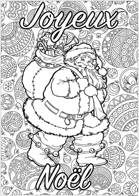 Coloriage Noel Adultery